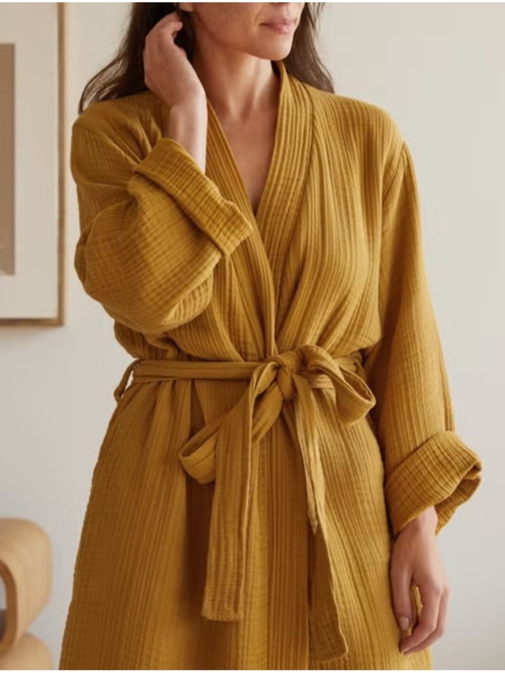 Parachute Home Women's Mustard robe